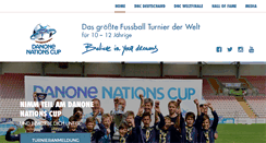 Desktop Screenshot of danonecup.de